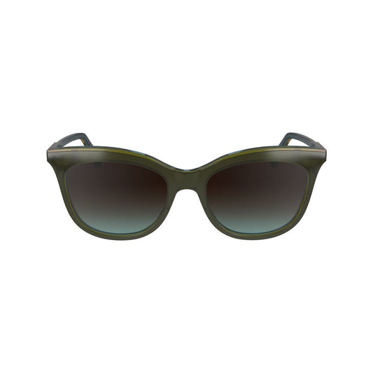 Longchamp Grüne Sonnenbrille aus Acetat