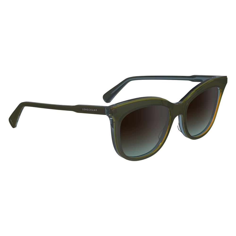Longchamp Grüne Sonnenbrille aus Acetat