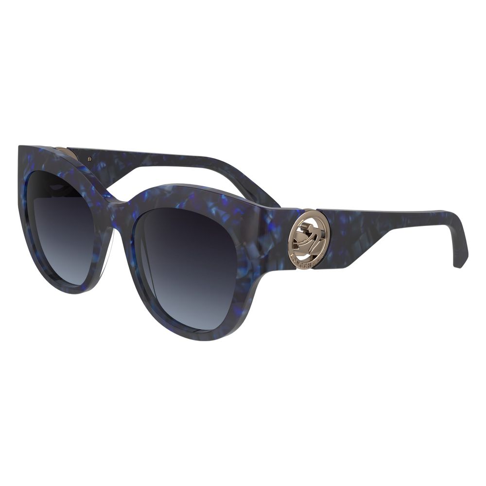 Longchamp Acetat-Sonnenbrille in Blau