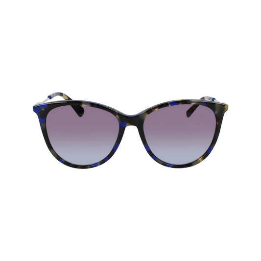 Longchamp Dunkelblaue Sonnenbrille aus Acetat