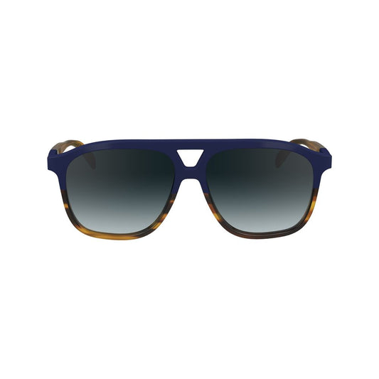 Longchamp Blaue Sonnenbrille aus Acetat