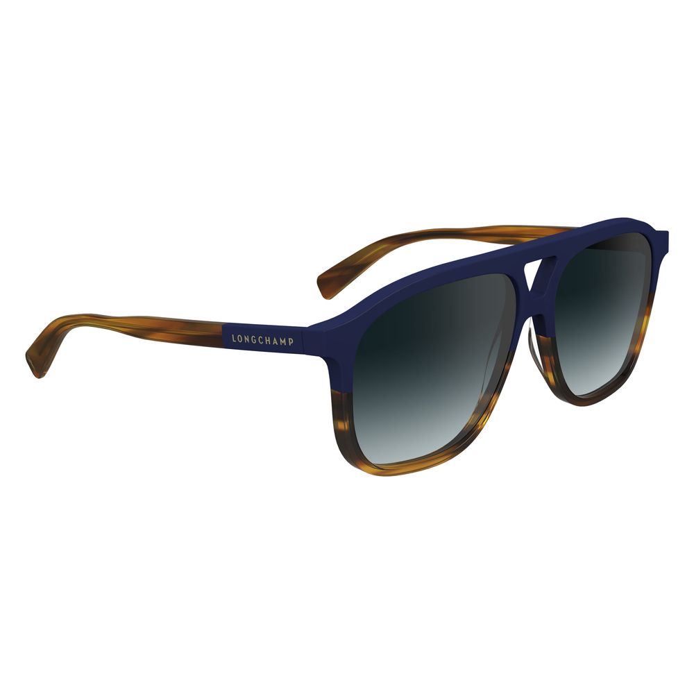 Longchamp Blaue Sonnenbrille aus Acetat