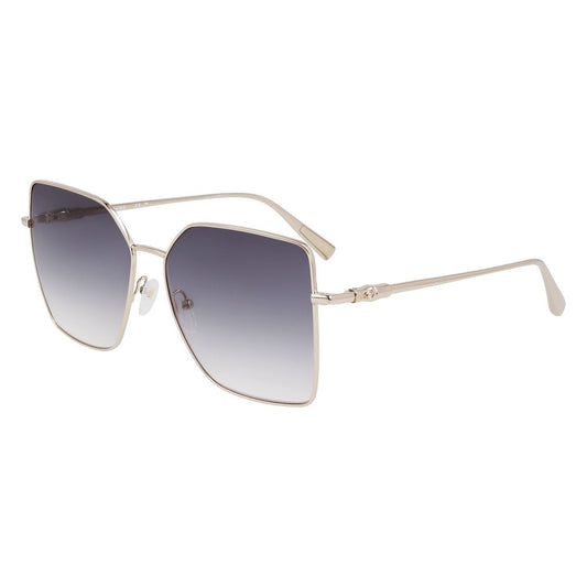 Longchamp Goldene Metall-Sonnenbrille