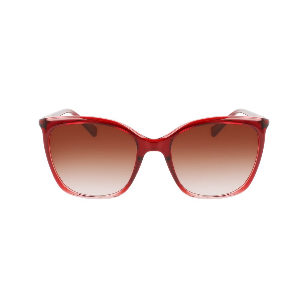 Longchamp Sonnenbrille mit Rot-Injektion