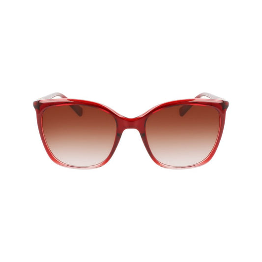 Longchamp Sonnenbrille mit Rot-Injektion
