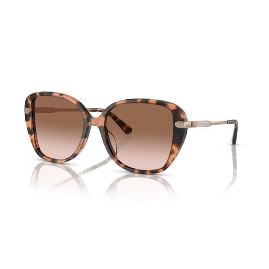 Michael Kors Braune Metall-Sonnenbrille