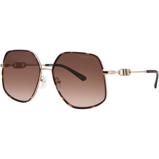 Michael Kors Goldene Metall-Sonnenbrille