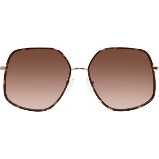 Michael Kors Goldene Metall-Sonnenbrille