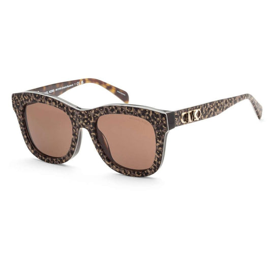 Michael Kors Goldfarbene Sonnenbrille aus Acetat