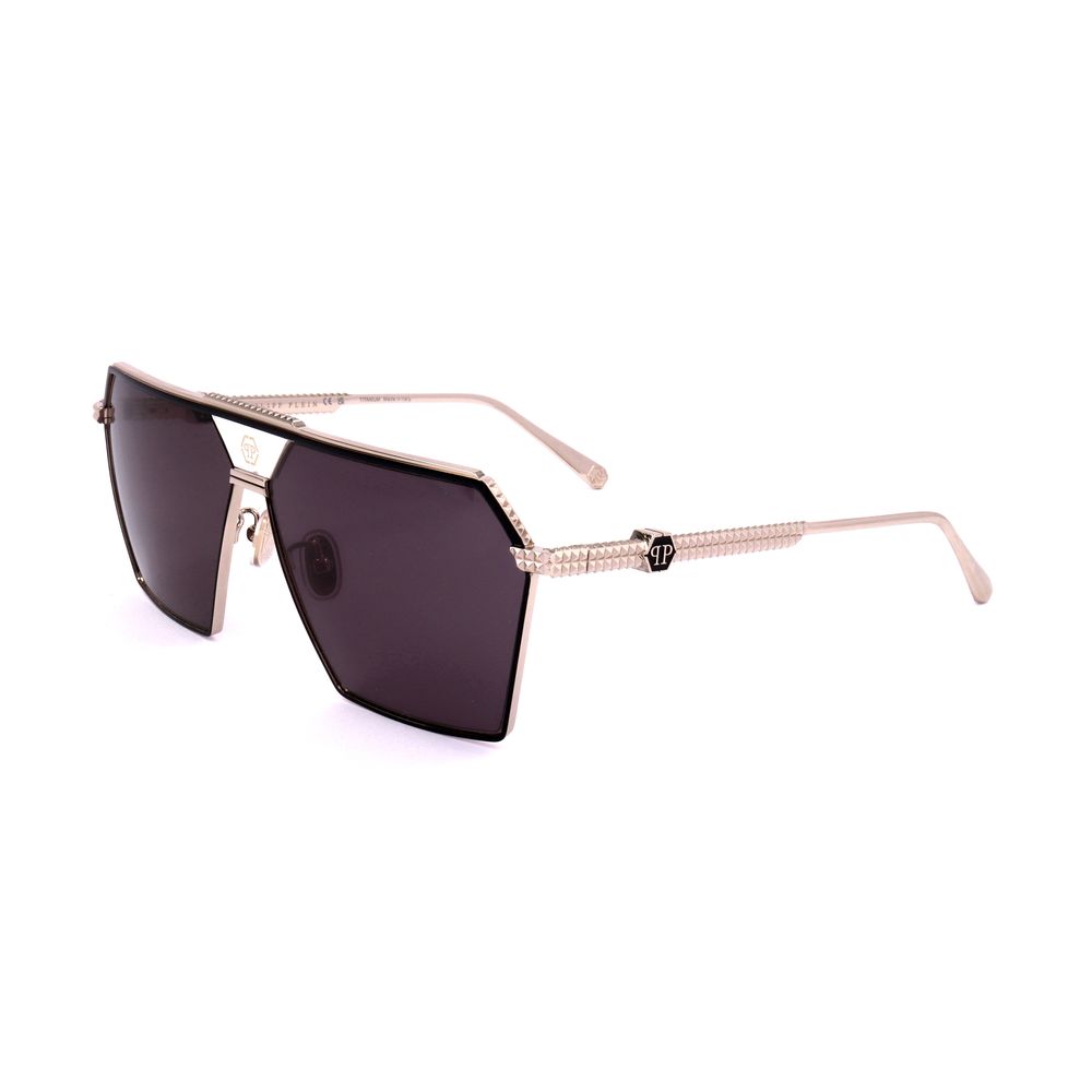 Philipp Plein Titan-Sonnenbrille in Grau