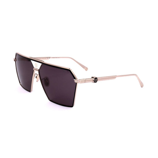 Philipp Plein Titan-Sonnenbrille in Grau