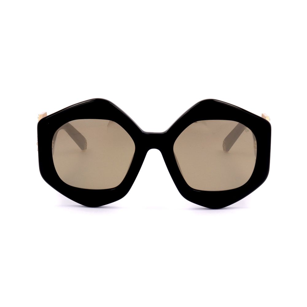 Philipp Plein Goldene Metall-Sonnenbrille