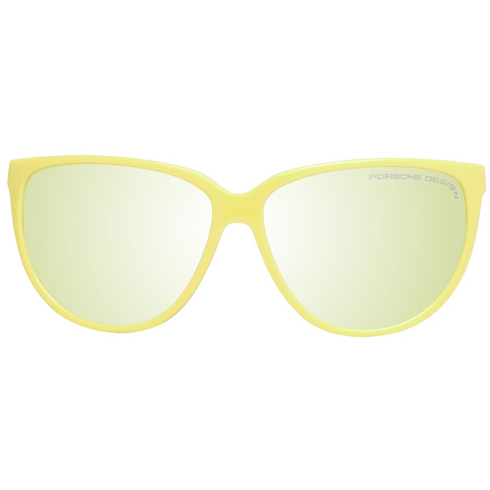 Porsche Design Gelbe Sonnenbrille aus Acetat