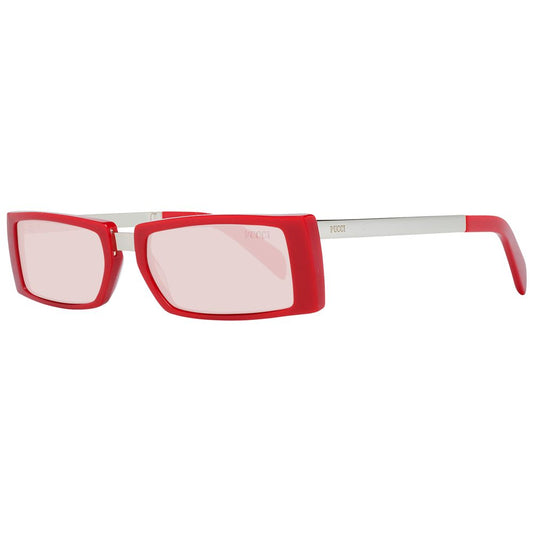 Emilio Pucci Rote Kunststoff-Sonnenbrille