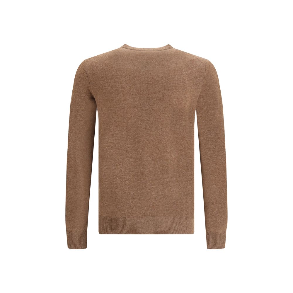 Aragona Cashmere Brauner Merino-Woll-Sweatshirt