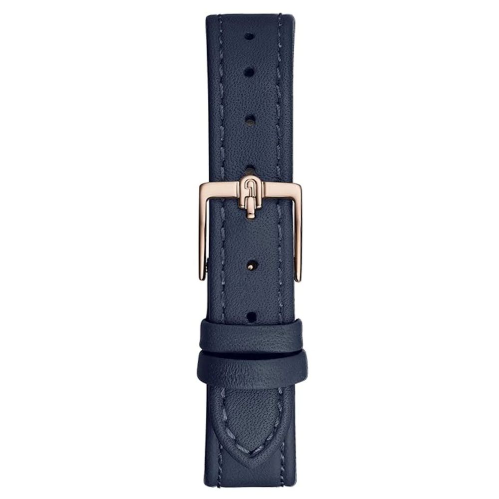Furla Blaue Leder-Armbanduhr