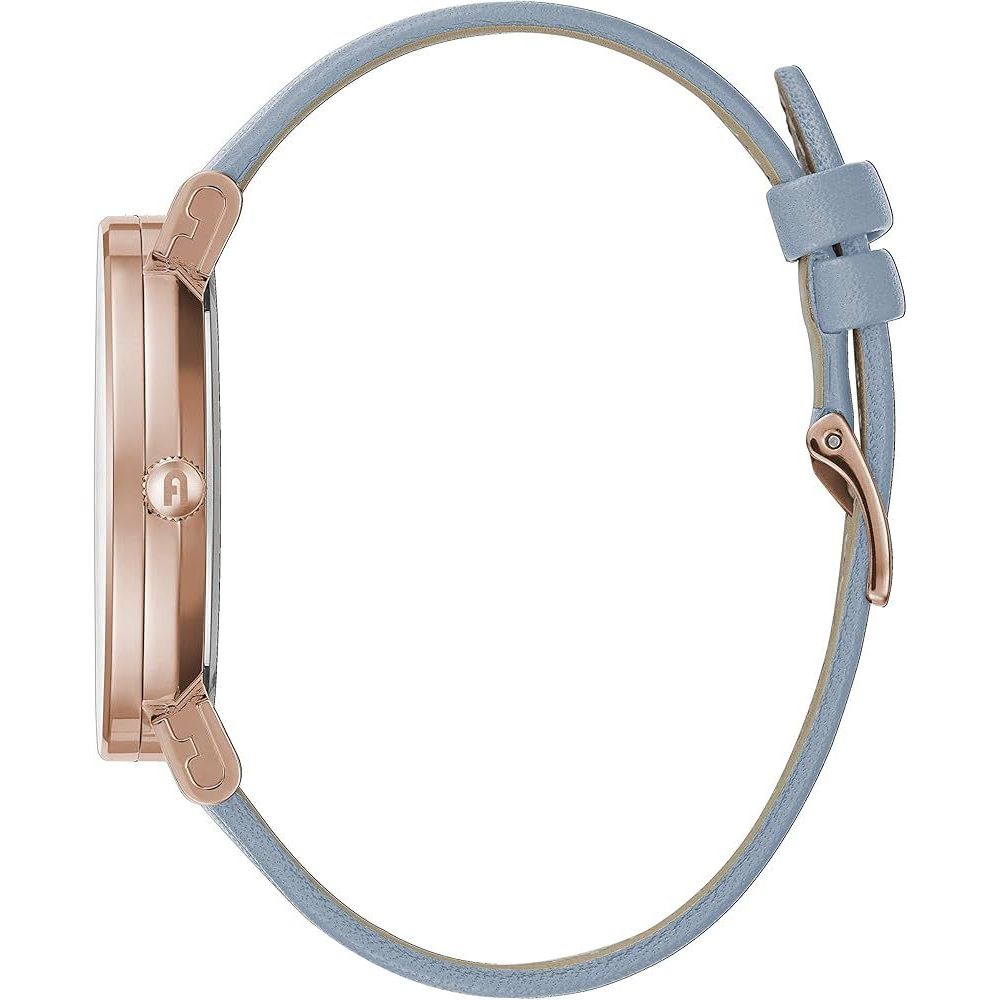 Furla Blaue Leder-Dress-Watch