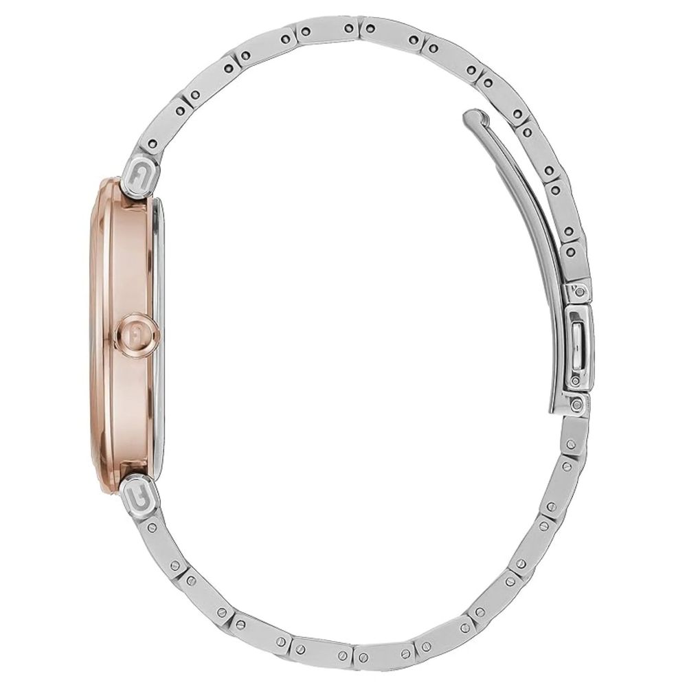 Furla Graue Edelstahl-Dress-Watch