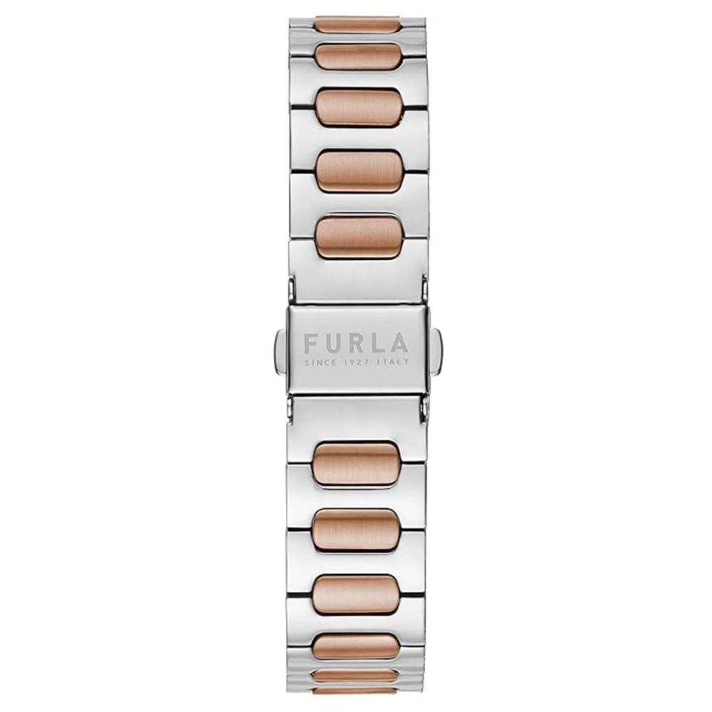 Furla Graue Edelstahl-Dress-Watch