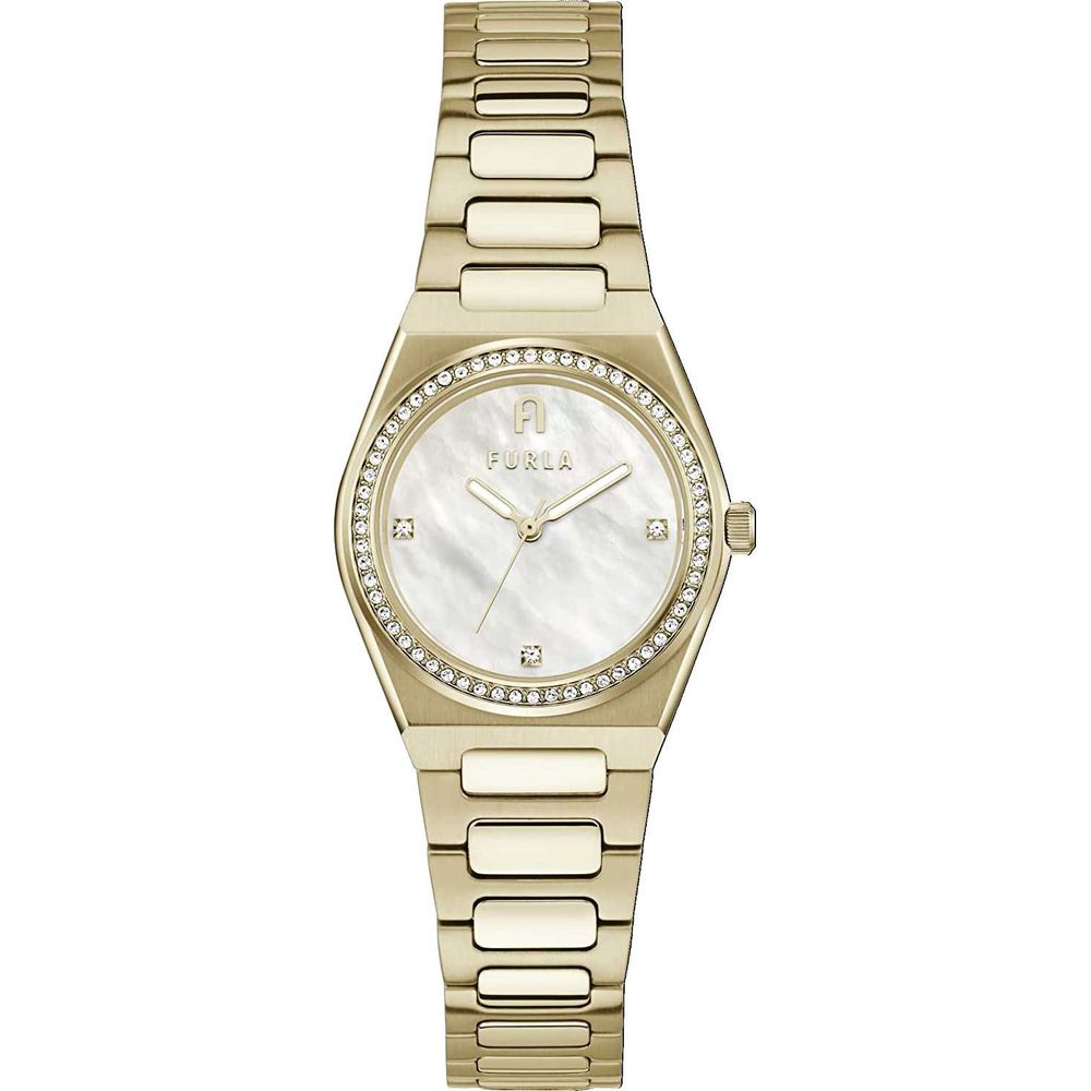 Furla Goldene Edelstahl-Dress-Watch