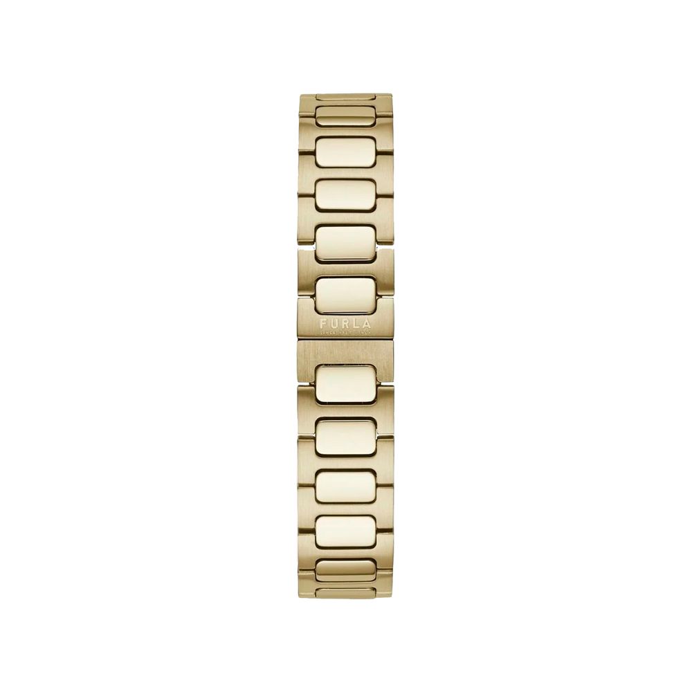 Furla Goldene Edelstahl-Dress-Watch