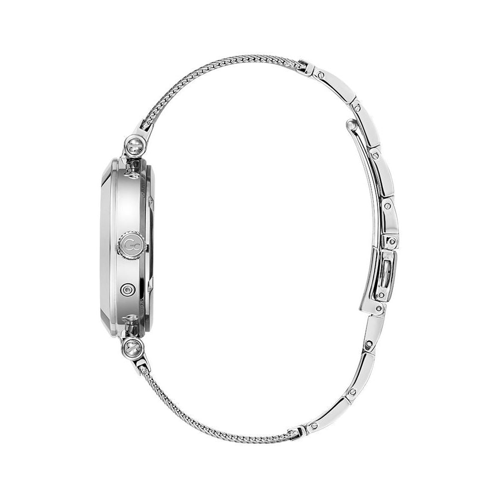 GC Elegante Edelstahl-Armbanduhr in Grau