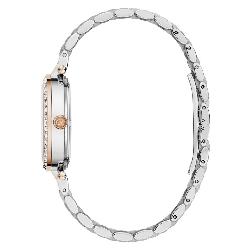 GC Elegante Edelstahl-Armbanduhr in Grau