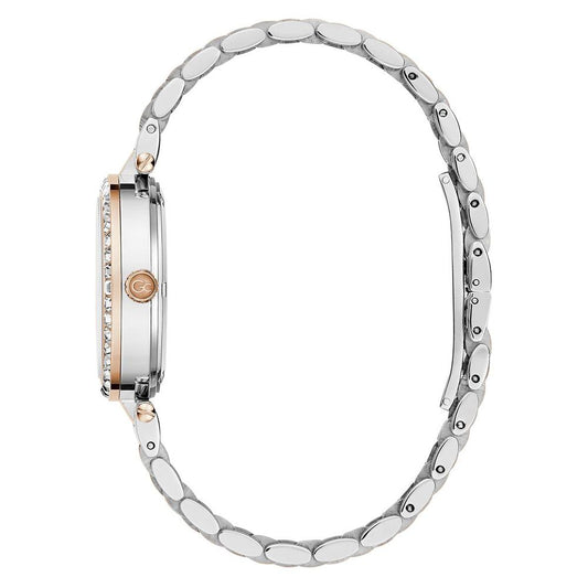 GC Elegante Edelstahl-Armbanduhr in Grau