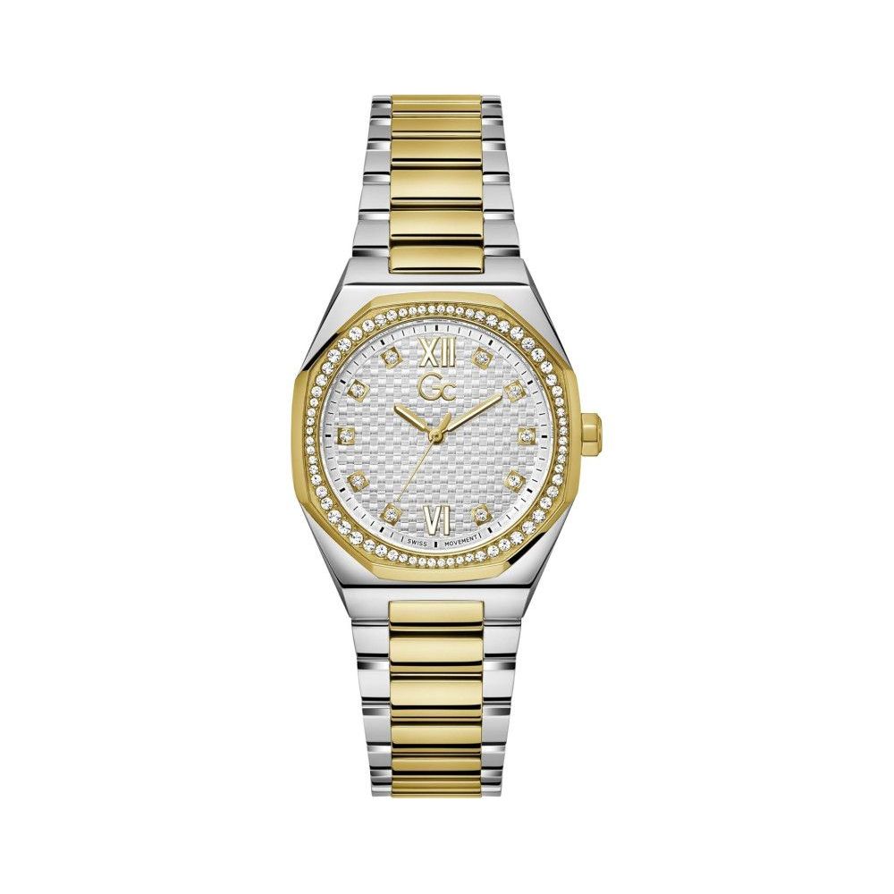 GC Goldene Edelstahl-Dress-Watch