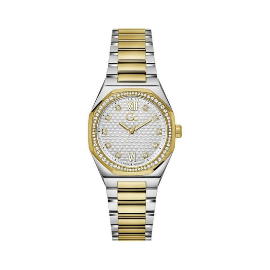 GC Goldene Edelstahl-Dress-Watch