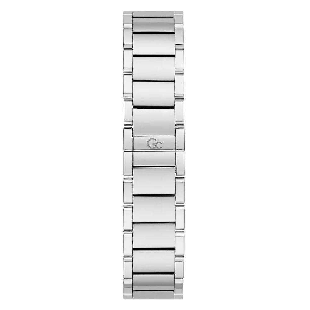 GC Graue Edelstahl-Dress-Watch