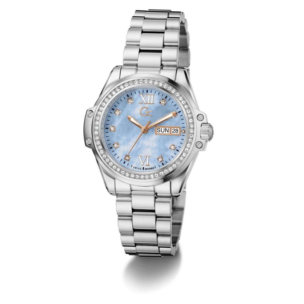 GC Edelstahl-Dress-Watch in Grau