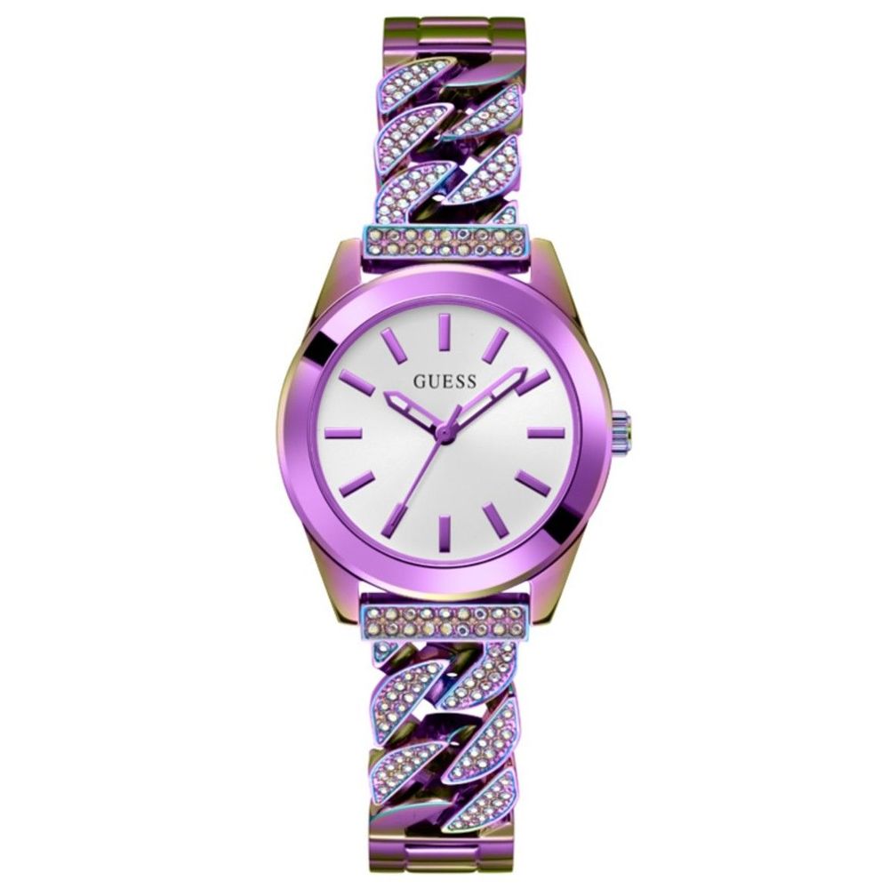 Guess Multicolor-Armbanduhr aus Edelstahl