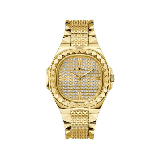 Guess Goldene Edelstahl-Dress-Watch