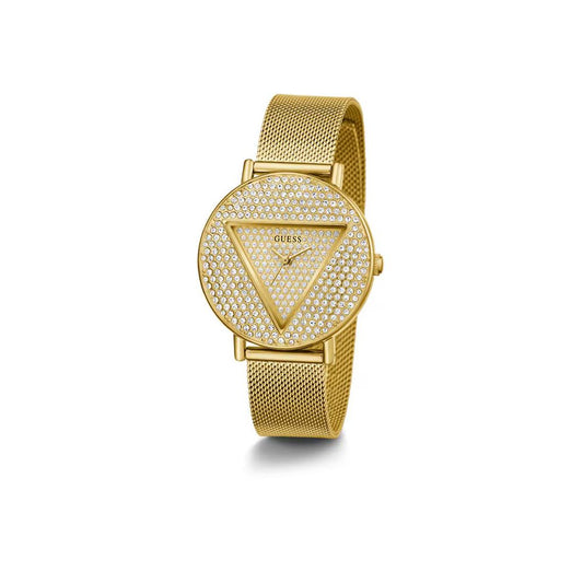 Guess Goldene Edelstahl-Dress-Watch