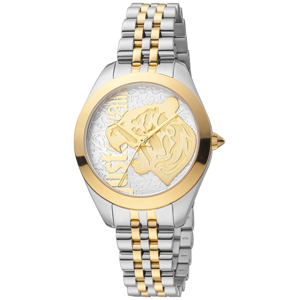 Just Cavalli Multicolor Edelstahl-Dress-Watch