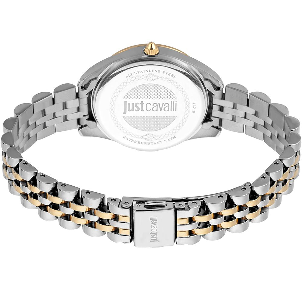 Just Cavalli Multicolor Edelstahl-Dress-Watch