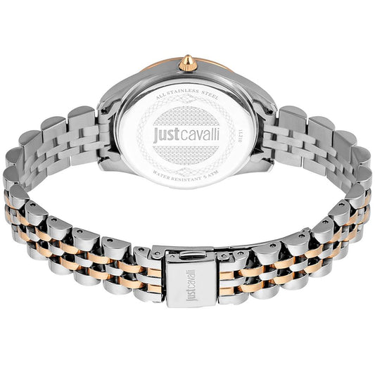 Just Cavalli Multicolor-Armbanduhr aus Edelstahl