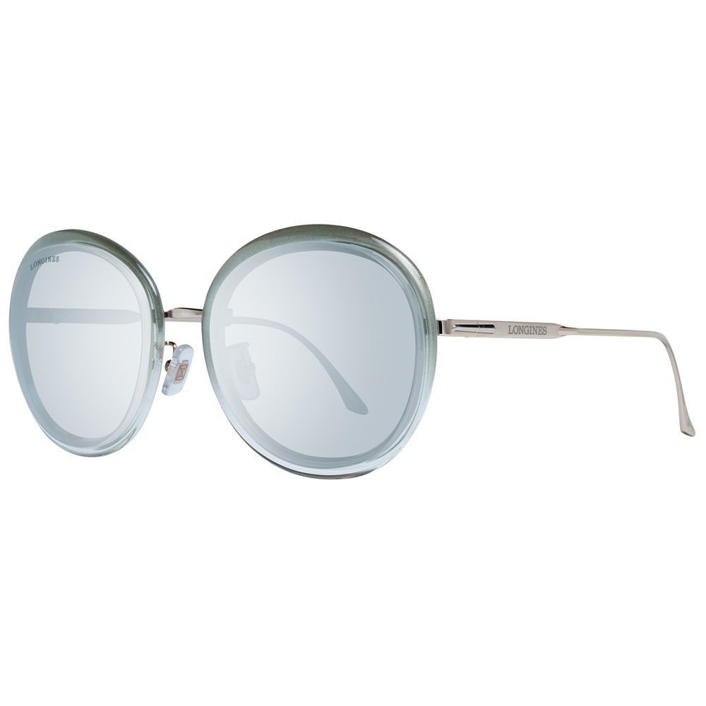 Longines Grau-Metall Sonnenbrille
