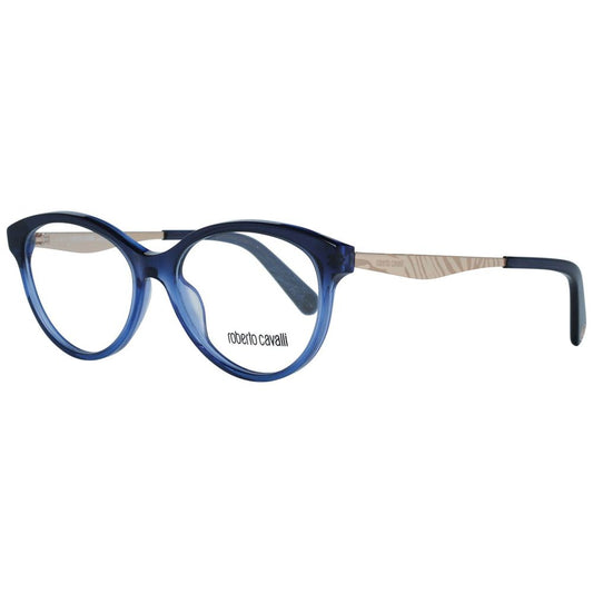 Roberto Cavalli Blaue Metallbrille (Rahmen)