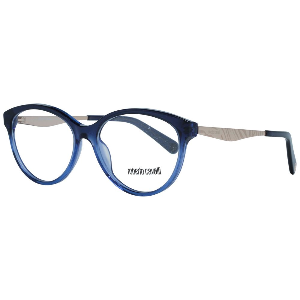 Roberto Cavalli Blaue Metall-Brille (Gestelle)