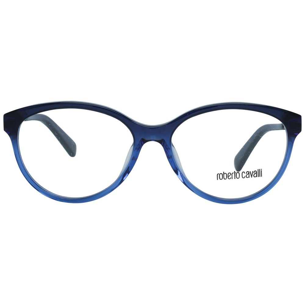 Roberto Cavalli Blaue Metall-Brille (Gestelle)