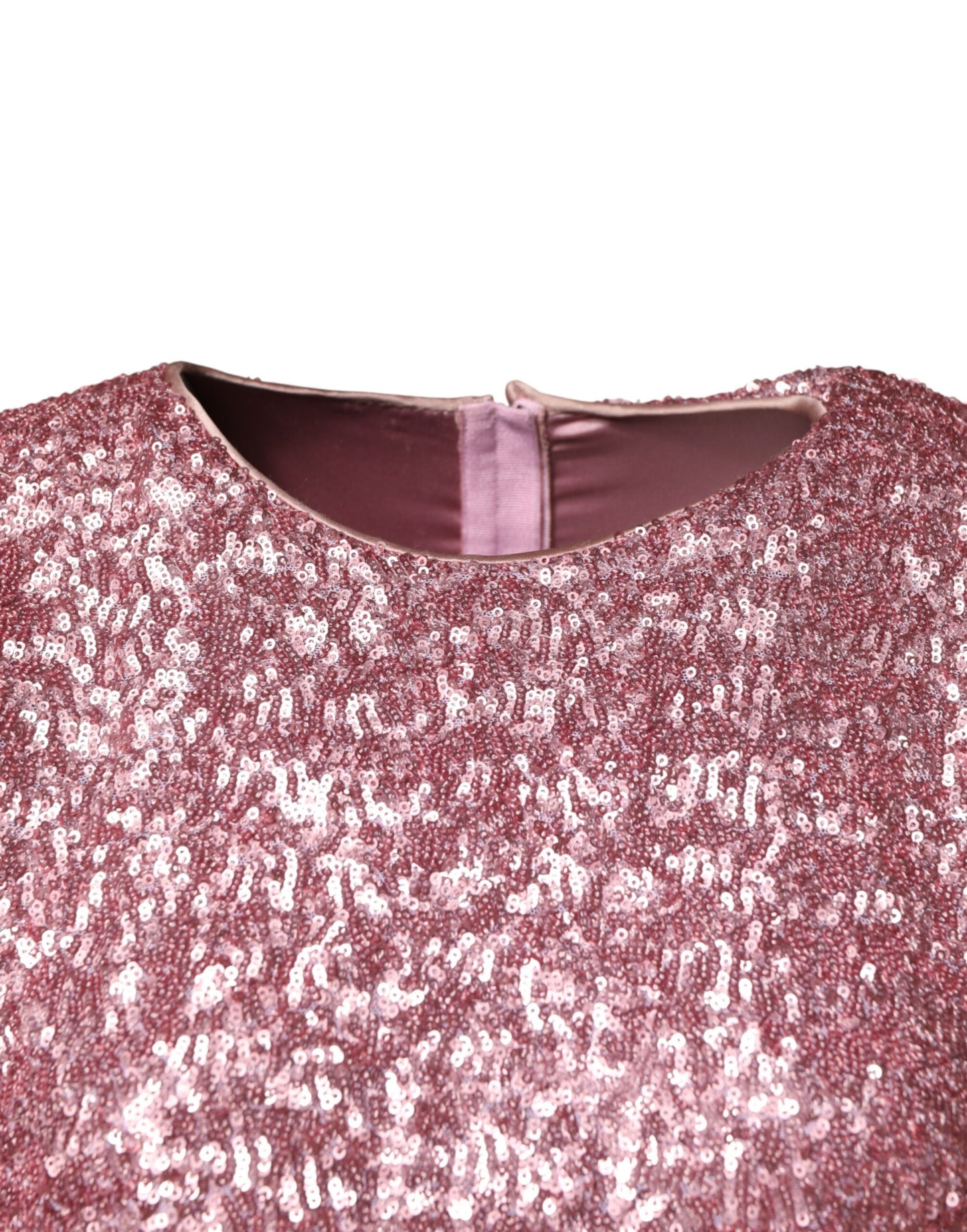 Dolce & Gabbana Pinkes Pailletten-Meerjungfrauen-Abendkleid