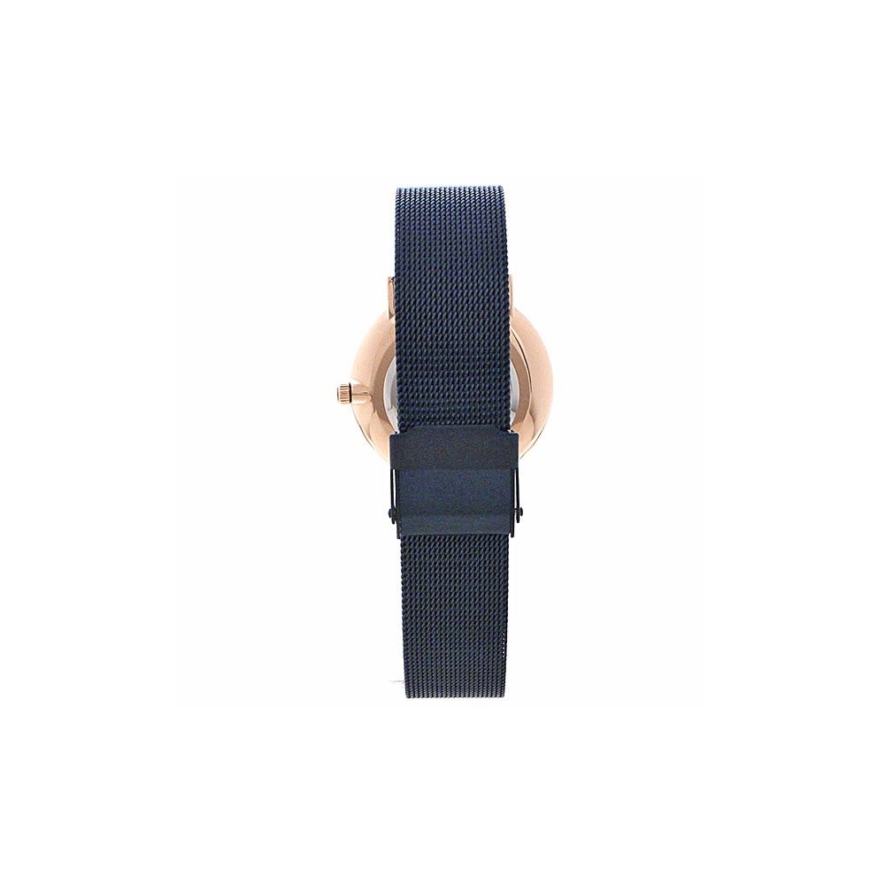 BERING Navy Blue Edelstahl-Dress-Watch