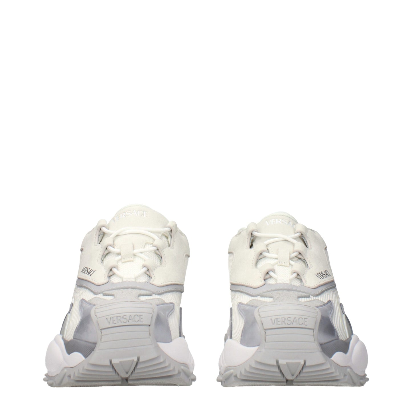 Versace Weiße Chunky Sneakers aus Stoff