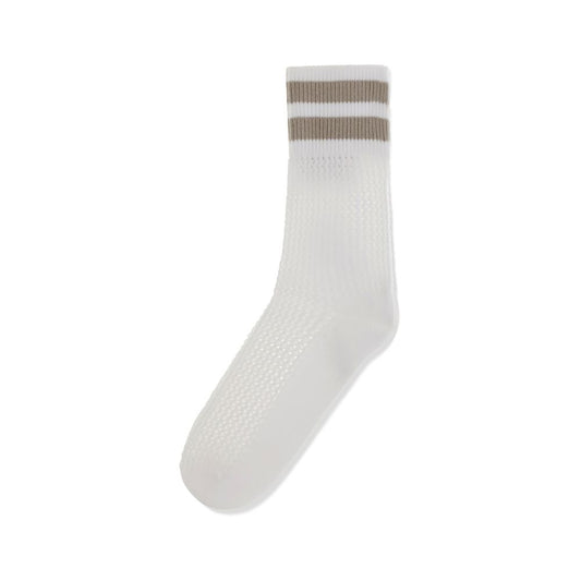 Brunello Cucinelli Weiße Baumwollsocken