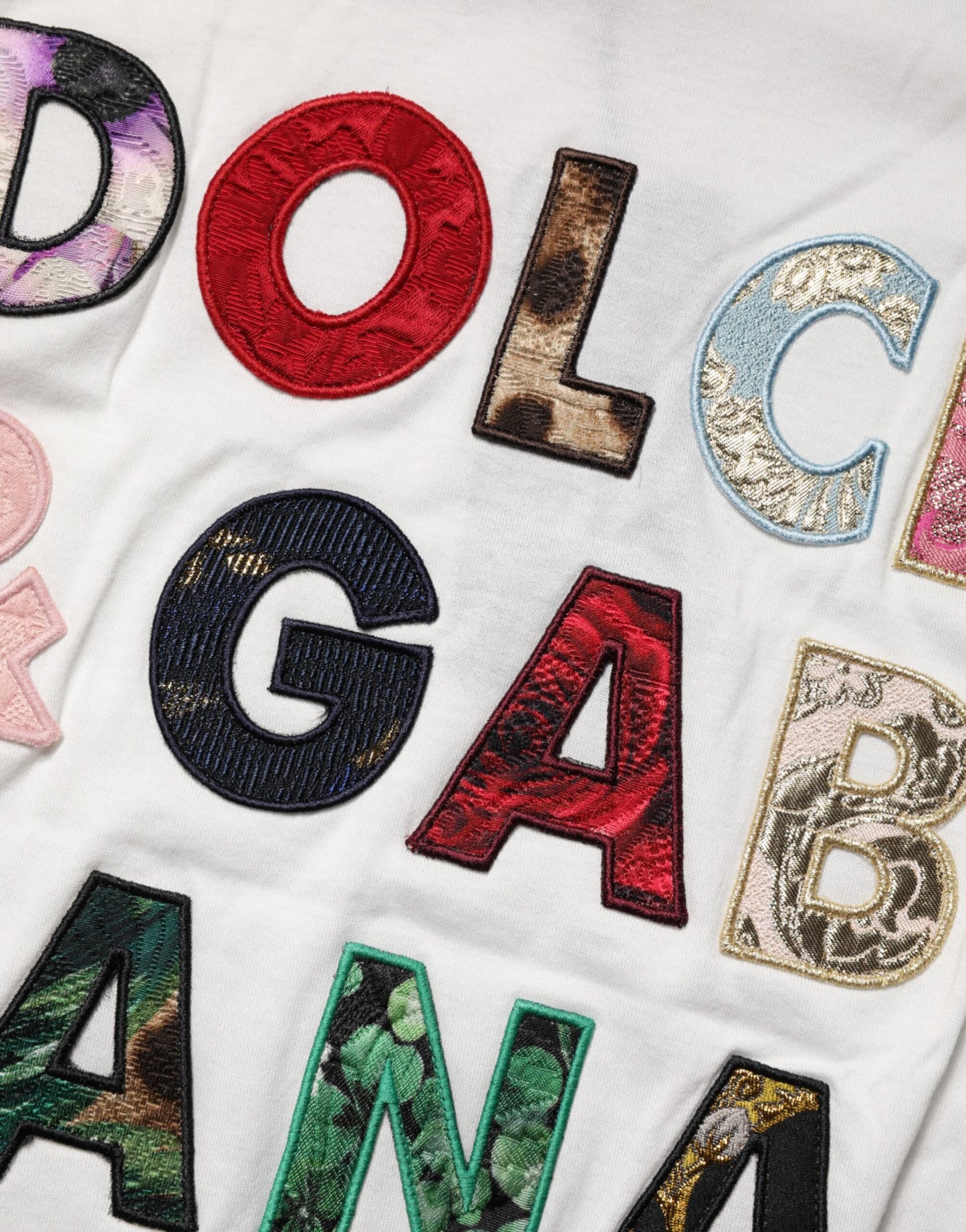 Dolce & Gabbana Weißes Logo-T-Shirt mit Rundhalsausschnitt und kurzen Ärmeln