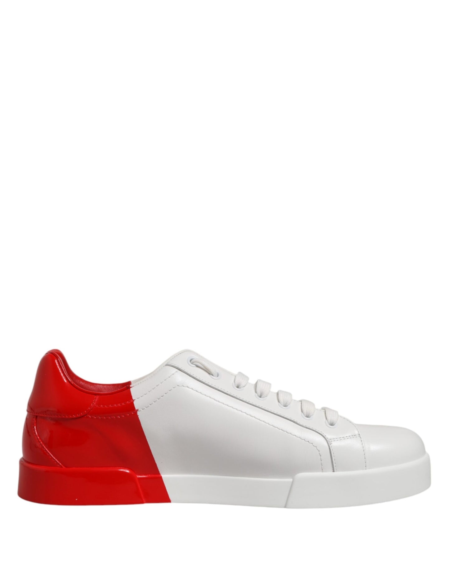 Dolce & Gabbana Weiße und rote Portofino Sneakers für Herren