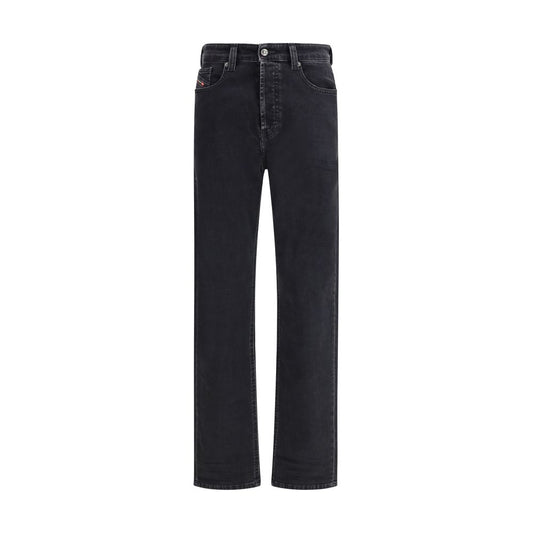 Diesel Schwarze Baumwolljeans mit Relaxed Fit