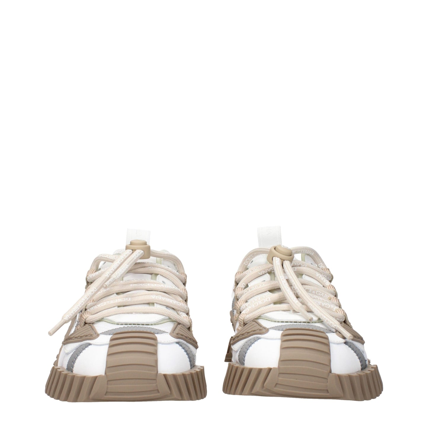 Dolce & Gabbana Weiße Stoff-Sneaker